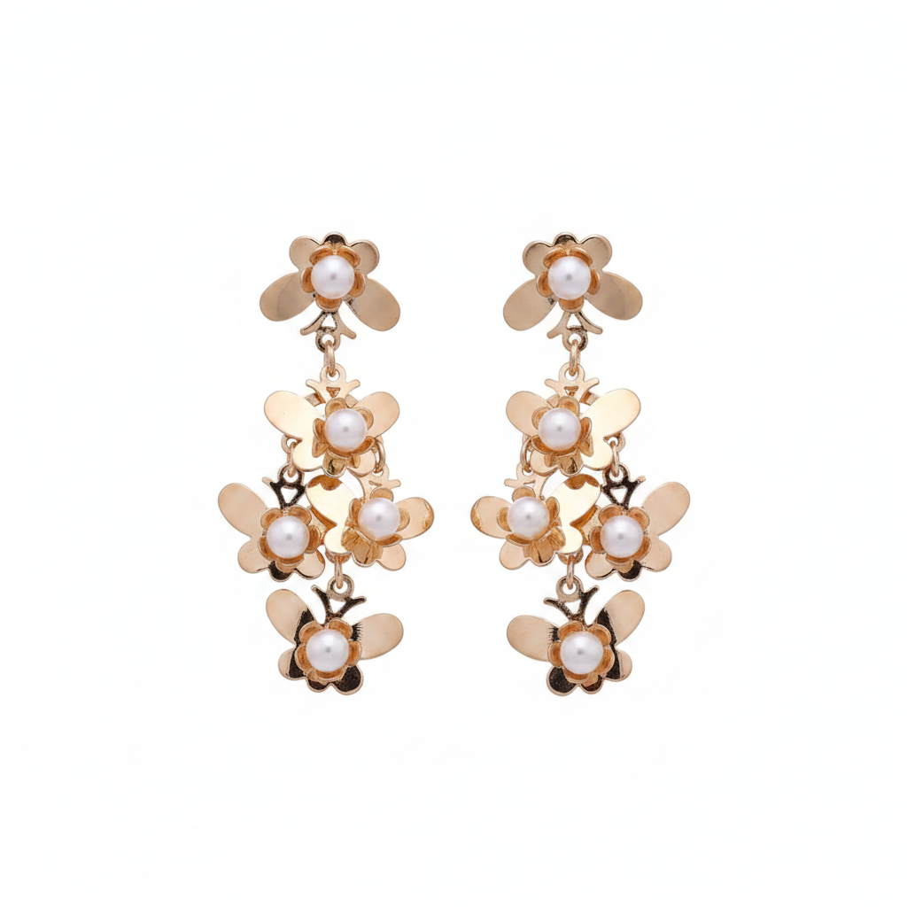 Clean Ecommerce - Gold Color Anti Tarnish Earrings Wedding